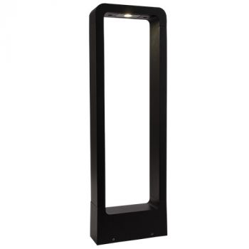 Brightstar L508 BLACK Aluminium and Glass Bollard