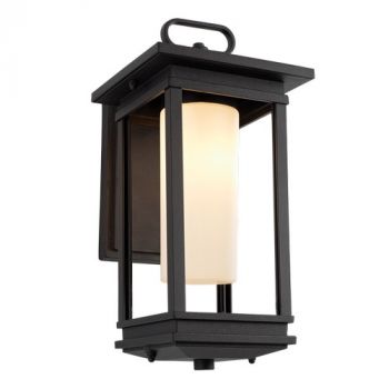 Brightstar L514 BLACK Down Facing Aluminium with Frosted Glass