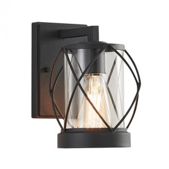 Brightstar L533 BLACK Metal with Clear Glass, IP54