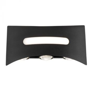 Brightstar L563 BLACK 9W Die Cast Aluminium Up and Down Facing IP65 Outdoor Wall Light Black