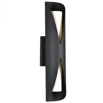 Brightstar L624 BLACK Metal with Opal Glass, IP54 2xE27 Lantern Outdoor Wall Light