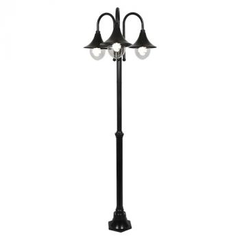 Brightstar LFL019 BLACK Aluminium with Clear Polycarbonate Cover