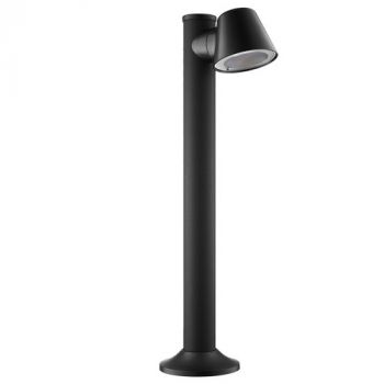 Brightstar LFL032 BLACK Plastic Bollard with Clear PC Cover IP54