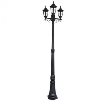 Brightstar LFL034 BLACK 6 Panel Polypropylene Base with Clear PC IP44