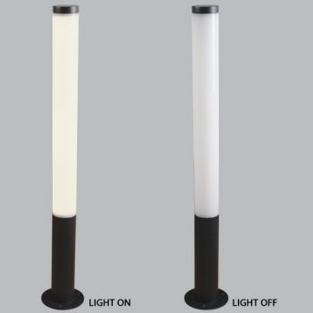Brightstar LFL044 BLACK 20W LED 3000K IP65 Bollard 1000mm Black
