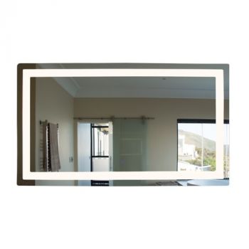 BrightStar ML054 LED Rectangular Mirror IP44 On/Off Mirror Touch Switch