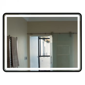 Brightstar ML059 LED Rectangular Black Mirror On/Off Touch Switch Ip44