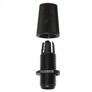 Brightstar PART038 Black Female Cordgrip With Threaded Rod