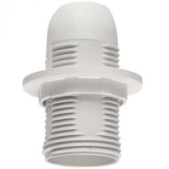 Brightstar PART101 SES White Plastic Lampholder with Ring