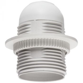Brightstar PART103 ES White Plastic Lampholder with Ring