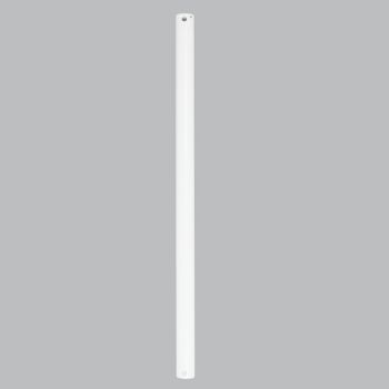 Brightstar PART641 WHITE Metal Extension Rod for Ceiling Fans White