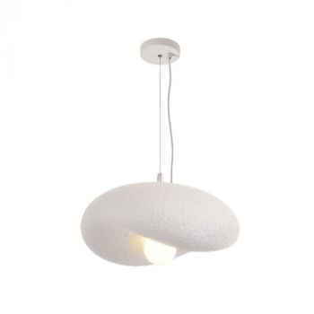 Brightstar PEN033 WHITE Metal and Foam Pendant E27 300mm White