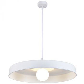Brightstar PEN099 WHITE, PEN099 BLACK Metal Cord Pendant with White Inner