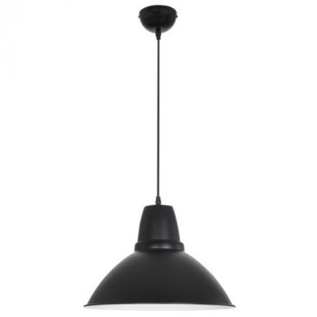 BrightStar PEN2324/1 BLACK Aluminium Pendant - 1 x 60W (11W) ES Black