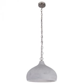 Brightstar PEN351 STONE Satin Chrome with Cement Pendant