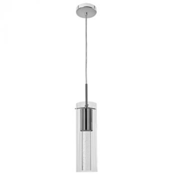 Brightstar PEN376/1 CRYSTAL Polished Chrome with Clear Outer Glass and Crystal