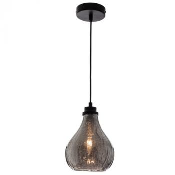 Brightstar PEN415 CHROME Metal and Chrome Colour Glass Pendant Chrome