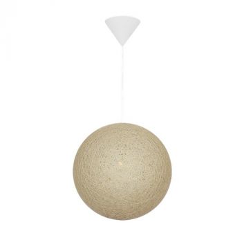 Brightstar PEN429/1 FOSSIL WHITE Twine Cover Pendant