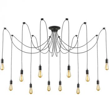 Brightstar PEN453/12 BLACK Metal Cord Pendant