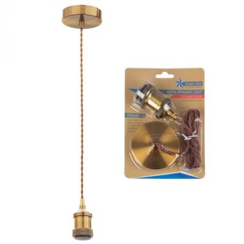 Brightstar PEN540 BROWN Brown Bronze Cord Pendant