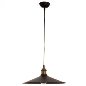 Brightstar PEN547 AQ/BK Metal Pendant with Black Inner
