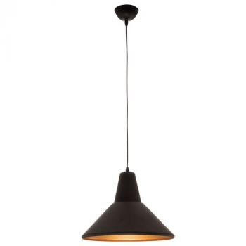 Brightstar PEN548 BK/GD Metal Pendant with Gold Inner