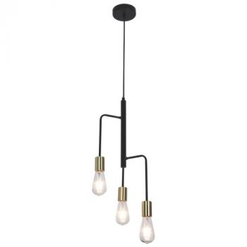 Brightstar PEN563/3 BLACK Metal Pendant Black