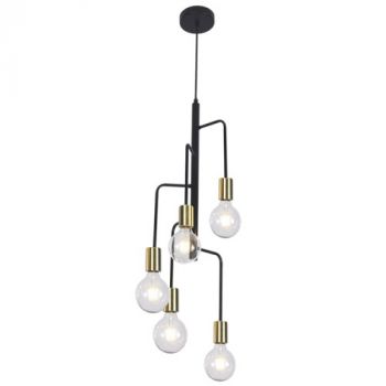 Brightstar PEN564/5 BLACK Metal Pendant Black