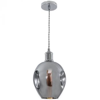 Brightstar PEN610 CHROME Polished Chrome Pendant with Glass