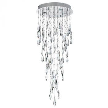 Brightstar PEN628/5 CRYSTAL Stainless Steel and Crystal Pendant