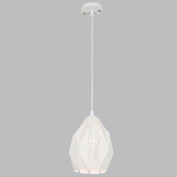 Brightstar PEN637/1 WHITE Sand White Metal Cord Pendant
