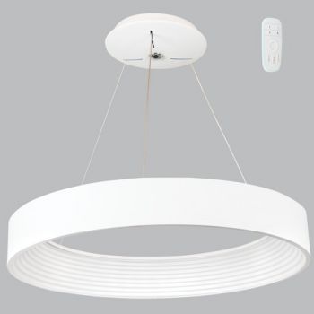 Brightstar PEN690 WHITE Metal and Plastic Pendant with Remote Control