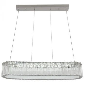 Brightstar PEN691 CRYSTAL Polished Chrome and Crystals and Adjustable Cords and Remote Control