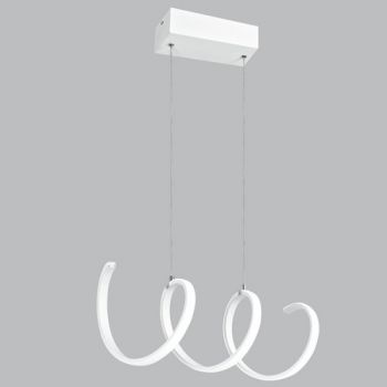 Brightstar PEN730 LED White Aluminium and Plastic LED Pendant