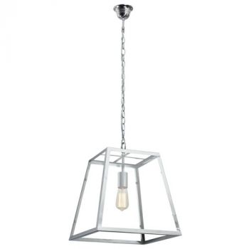 Brightstar PEN741 CHROME Polished Chrome and Clear Glass Pendant