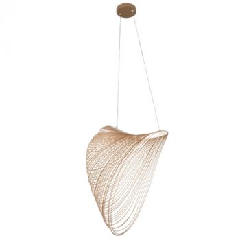 Brightstar PEN836 NATURAL 7W LED Metal Acrylic and Wood Pendant