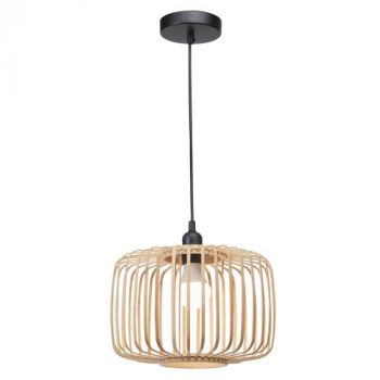 Brightstar PEN862 BAMBOO Metal and Bamboo Pendant