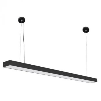 Brightstar PEN866/36 BLACK 36W LED Suspended or Surface Mount LED Panel IP20 Matt Black