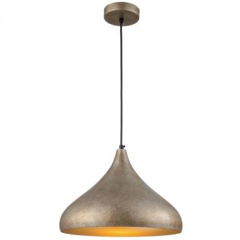 Brightstar PEN886 CHAMPAGNE RUF Metal Pendant with Gold Inner E27 Champagne