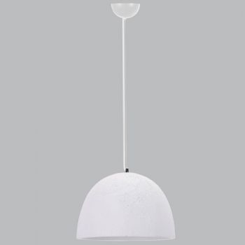 Brightstar PEN930 WHITE Metal Pendant with Ceramic Shade White
