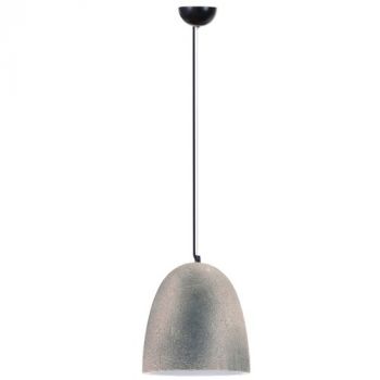 Brightstar PEN933 GREY Metal Pendant with Ceramic Shade Grey