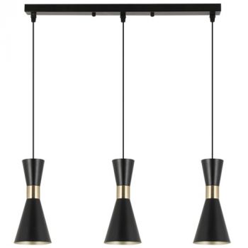 Brightstar PEN941/3 BLACK Metal Pendant Black