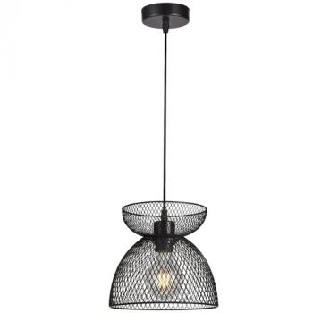 Brightstar PEN961 BLACK Iron Pendant E27 Black