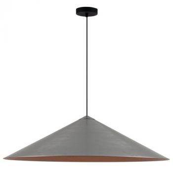 Brightstar PEN976 BLACK/WASH Aluminium Pendant E27 Matt Copper Paint Finish