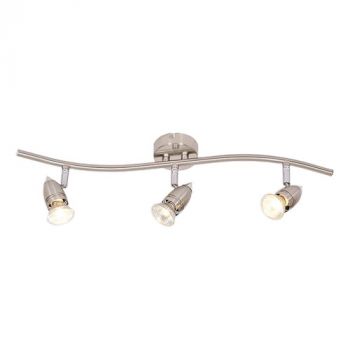 Brightstar S042/3 S/CH Satin and Polished Chrome Spotlight