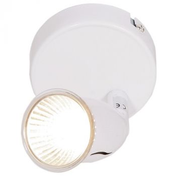 Brightstar S049/1 WH Spotlight 1 x 50W GU10 or GU10 LED or GU10 CFL ( Not Included )