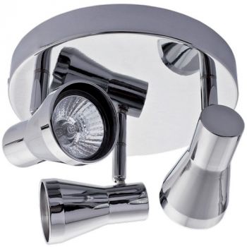 Brightstar S065/3 CHROME Polished Chrome Spotlight