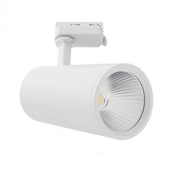 Brightstar WYN-S109/1 WHITE White LED Die Cast Aluminium and Polycarbonate Tracklight White