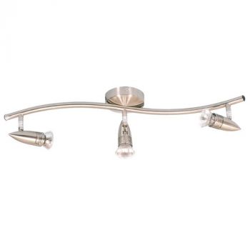 Brightstar S123/3 SATIN Gu10 Bullet Shape Head Bow Spotlight Satin