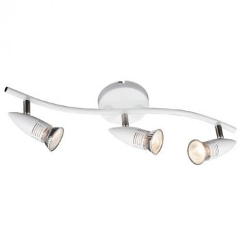Brightstar S150/3 WHITE Spotlight 3 x 50W GU10 or GU10 LED or GU10 CFL ( Not Included )